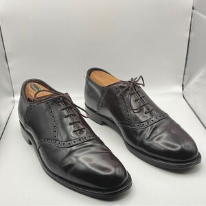 Alden 994 Shell Cordovan Saddle Oxford Shoes Burgundy Color 8 10 B/D with TREES